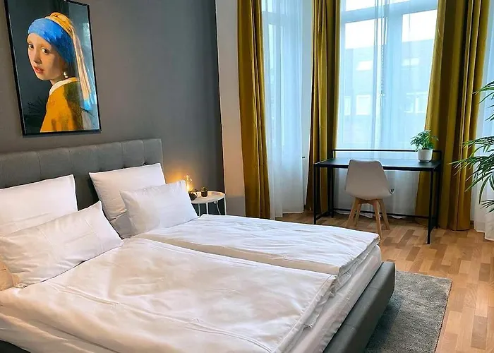 Modernes Nahe Messe Und Arena Duesseldorf 公寓